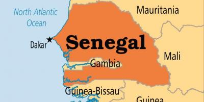 Kartta dakar Senegal